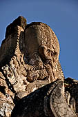 Inle Lake Myanmar. Indein, a cluster of ancient stupas  ruined and overgrown with bushes, just behind the village.